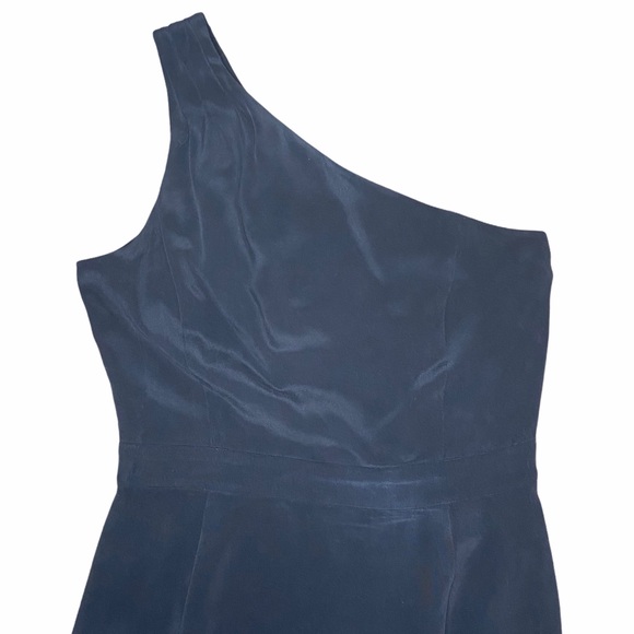 J. Crew 100% Silk One Shoulder Dress - Picture 3 of 7